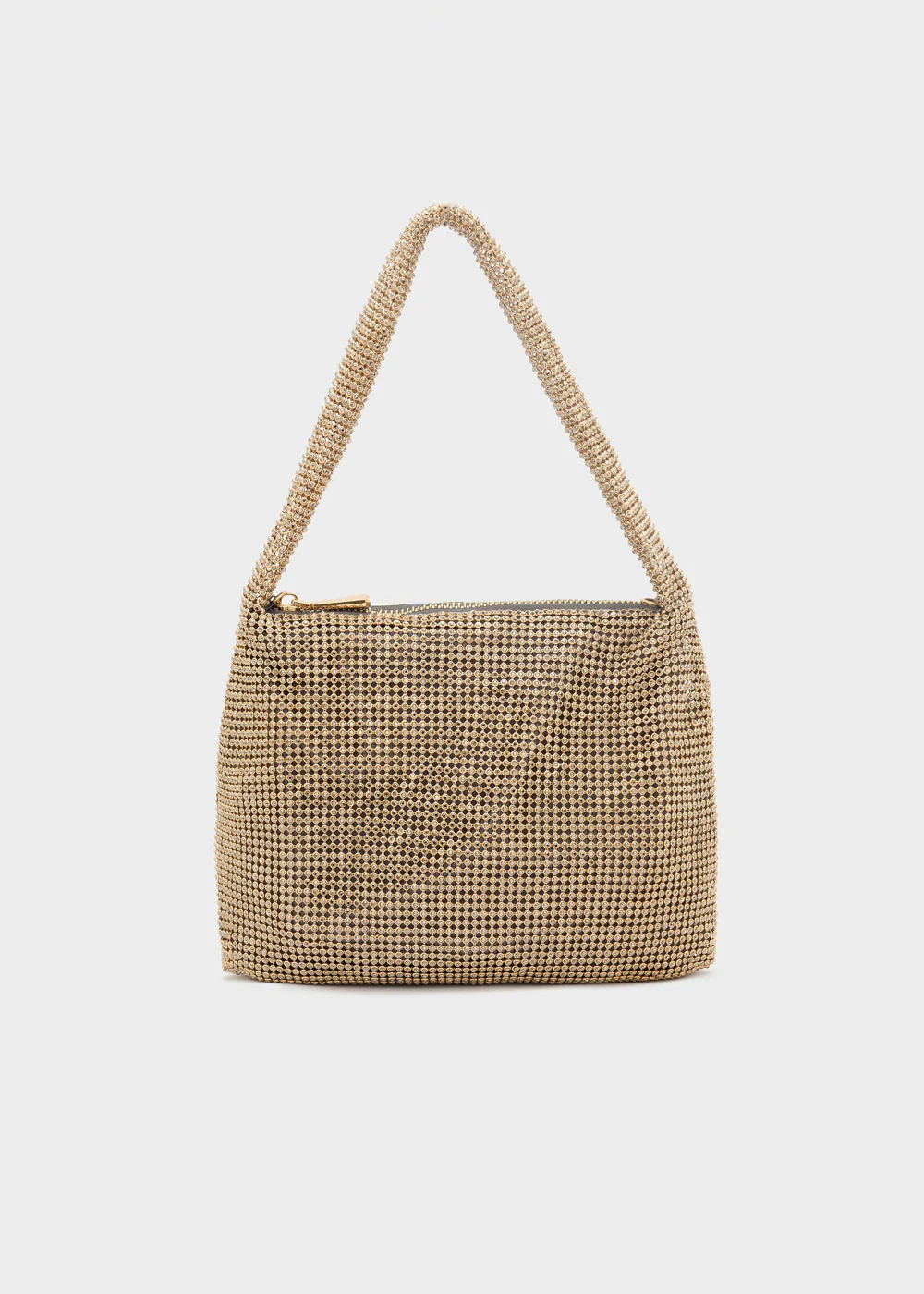 JACKIE SHOULDER BAG WITH MESH STONES NB027
