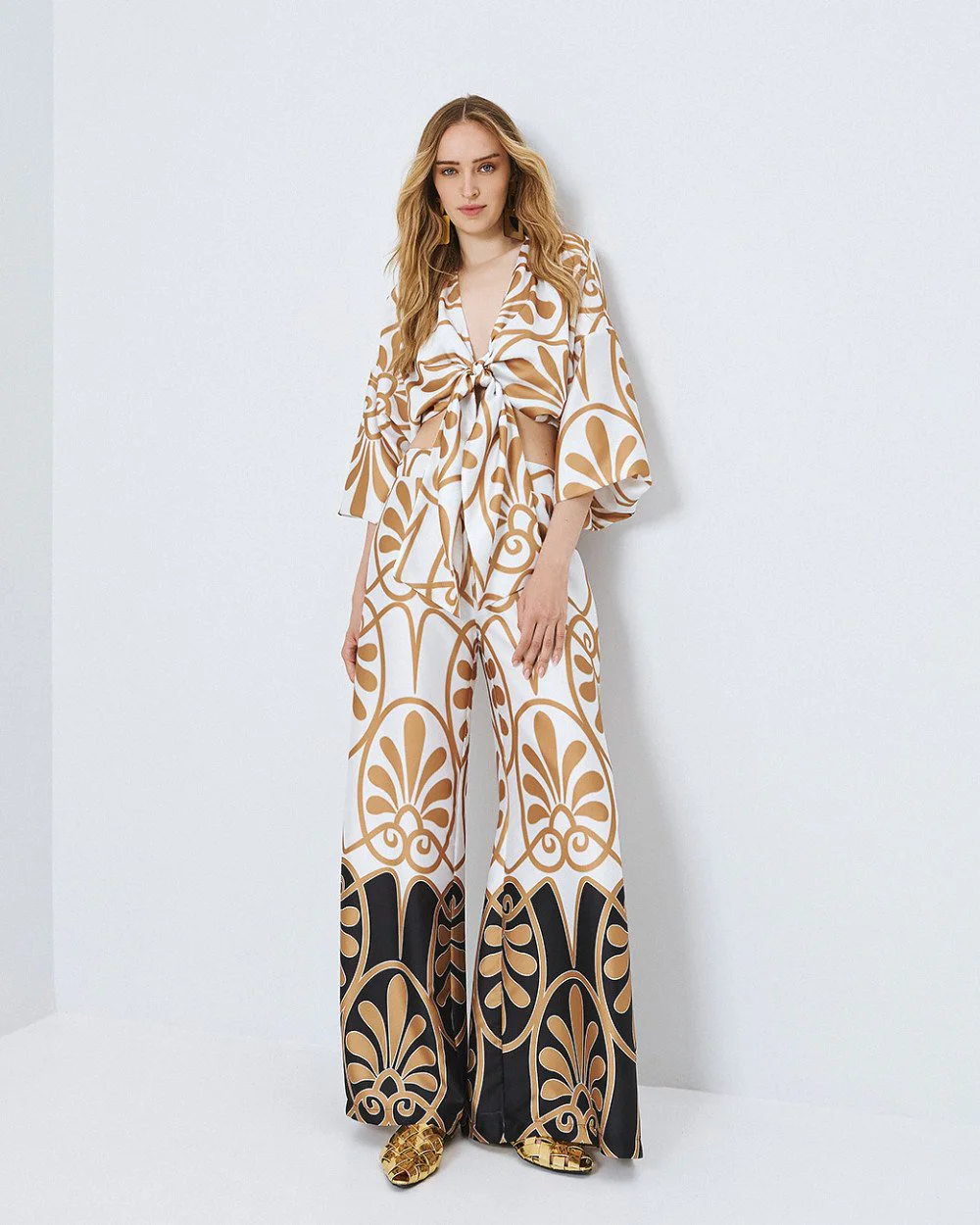 Παντελόνα  εμπριμέ ACCP007KLARNA (3 ΑΤΟΚΕΣ X 25,21€) S/M SPRING 15